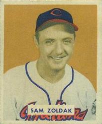 1949 Bowman #78 Sam Zoldak Front