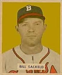 1949 Bowman #88 Bill Salkeld Front