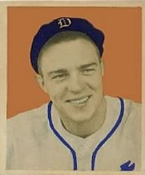 1949 Bowman #91 Dick Wakefield Front