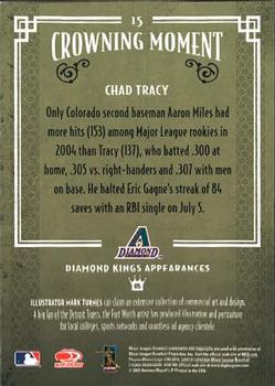 2005 Donruss Diamond Kings #15 Chad Tracy Back