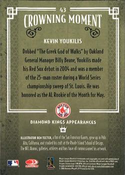 2005 Donruss Diamond Kings #43 Kevin Youkilis Back