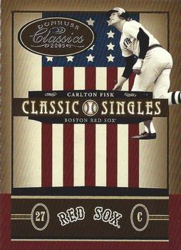 2005 Donruss Classics - Classic Singles #CS-30 Carlton Fisk Front