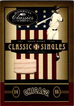 2005 Donruss Classics - Classic Singles Bat #CS-14 Ernie Banks Front