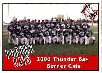 2006 Thunder Bay Border Cats #1 Team Photo Front