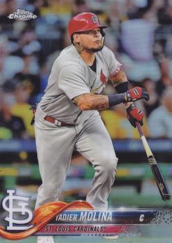 2018 Topps Chrome - Refractor #24 Yadier Molina Front