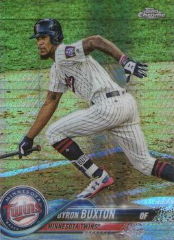 2018 Topps Chrome - Prism Refractor #47 Byron Buxton Front
