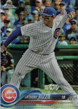 2018 Topps Chrome - Prism Refractor #49 Anthony Rizzo Front