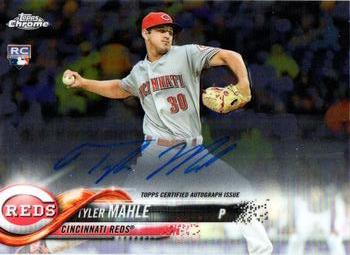 2018 Topps Chrome - Rookie Autographs #RA-TM Tyler Mahle Front