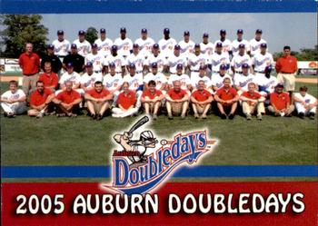 2005 Auburn Doubledays #1 Team Photo Front