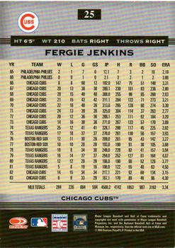 2005 Donruss Greats #25 Fergie Jenkins Back