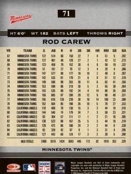 2005 Donruss Greats #71 Rod Carew Back