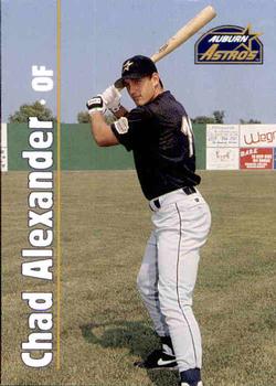 1995 Multi-Ad Auburn Astros #13 Chad Alexander Front
