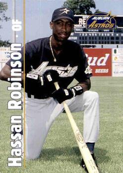 1995 Multi-Ad Auburn Astros #27 Hassan Robinson Front