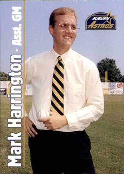 1995 Multi-Ad Auburn Astros #29 Mark Harrington Front