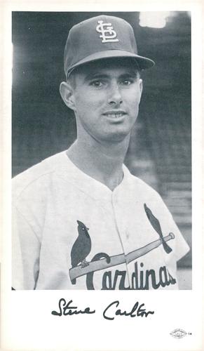 1965 St. Louis Cardinals Photocards #NNO Steve Carlton Front