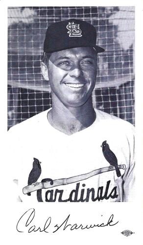 1964 St. Louis Cardinals Photocards #NNO Carl Warwick Front