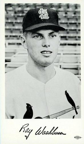 1963 St. Louis Cardinals Photocards #NNO Ray Washburn Front
