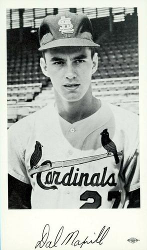 1962 St. Louis Cardinals Photocards #NNO Dal Maxvill Front