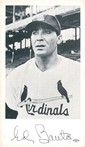 1961 St. Louis Cardinals Photocards #NNO Ed Bauta Front