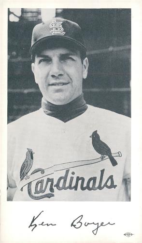 1961 St. Louis Cardinals Photocards #NNO Ken Boyer Front