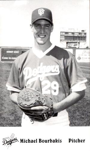 1995 Great Falls Dodgers #10 Mike Bourbakis Front