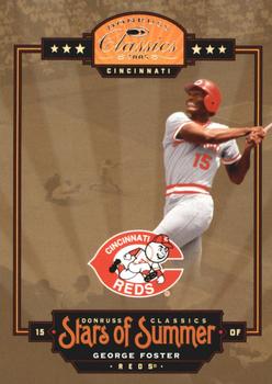 2005 Donruss Classics - Stars of Summer #BOS-11 George Foster Front