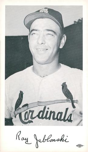 1959 St. Louis Cardinals Photocards #NNO Ray Jablonski Front