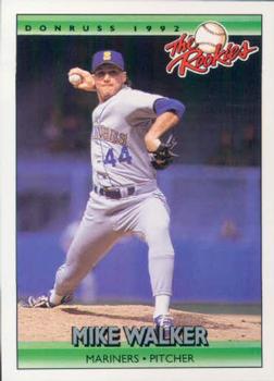 1992 Donruss The Rookies #122 Mike Walker Front