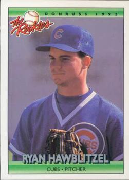 1992 Donruss The Rookies #49 Ryan Hawblitzel Front