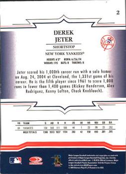 2005 Donruss Throwback Threads #2 Derek Jeter Back