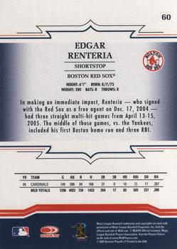 2005 Donruss Throwback Threads #60 Edgar Renteria Back
