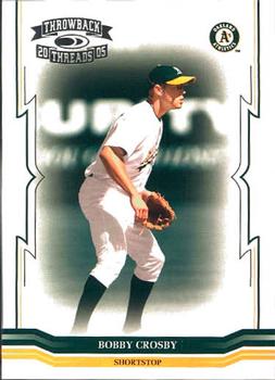 2005 Donruss Throwback Threads #64 Bobby Crosby Front