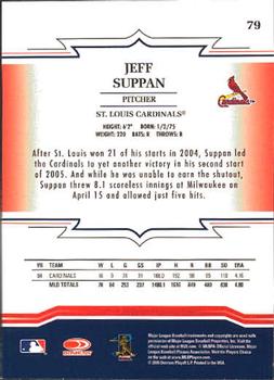 2005 Donruss Throwback Threads #79 Jeff Suppan Back