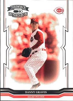 2005 Donruss Throwback Threads #92 Danny Graves Front