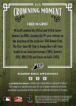 2005 Donruss Diamond Kings - DK Challenge #223 Fred McGriff Back