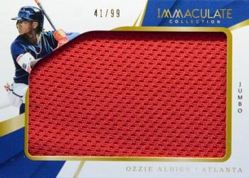 2018 Panini Immaculate Collection - Immaculate Jumbo #IJ-OA Ozzie Albies Front