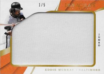 2018 Panini Immaculate Collection - Immaculate Jumbo #IJ-EM Eddie Murray Front