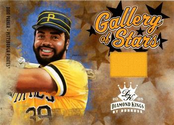 2005 Donruss Diamond Kings - Gallery of Stars Jersey #GS-9 Dave Parker Front