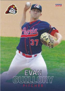 2018 Choice Peoria Chiefs #11 Evan Guillory Front