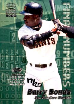 2000 Pacific Crown Royale - Final Numbers All-Star FanFest #22 Barry Bonds Front