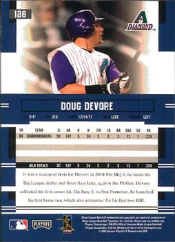 2005 Playoff Prestige #126 Doug Devore Back