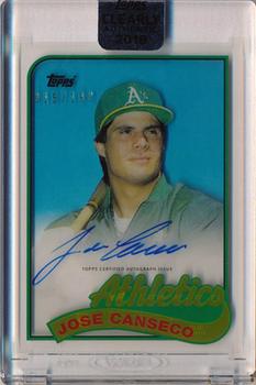 2018 Topps Clearly Authentic - Reprint Autographs #CAR-JCA Jose Canseco Front