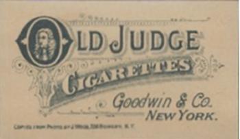 1886 Old Judge (N167) #NNO Jim O'Rourke Back