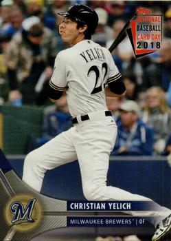 2018 Topps National Baseball Card Day - Milwaukee Brewers #MB-5 Christian Yelich Front