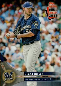 2018 Topps National Baseball Card Day - Milwaukee Brewers #MB-7 Jimmy Nelson Front