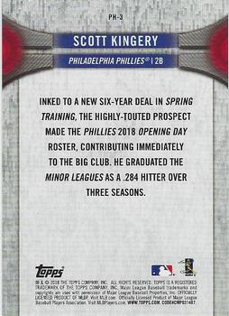 2018 Topps National Baseball Card Day - Philadelphia Phillies #PH-3 Scott Kingery Back