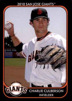 2010 Grandstand San Jose Giants #8 Charlie Culberson Front