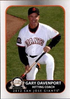 2012 Grandstand San Jose Giants #2 Gary Davenport Front