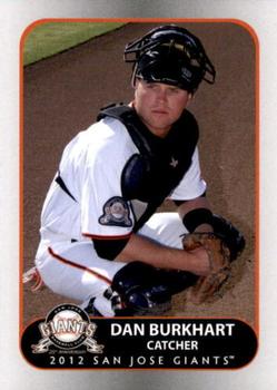 2012 Grandstand San Jose Giants #32 Dan Burkhart Front