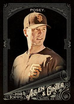 2018 Topps Allen & Ginter X #172 Buster Posey Front